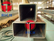 Hollow Square / Rectangular Welded Steel Tube Erw / Seamless Carbon Steel