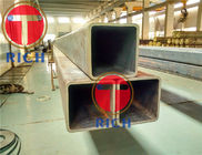 Hollow Square / Rectangular Welded Steel Tube Erw / Seamless Carbon Steel