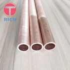 Seamless Low Finned C11000 2mm Copper Coated Steel Tube