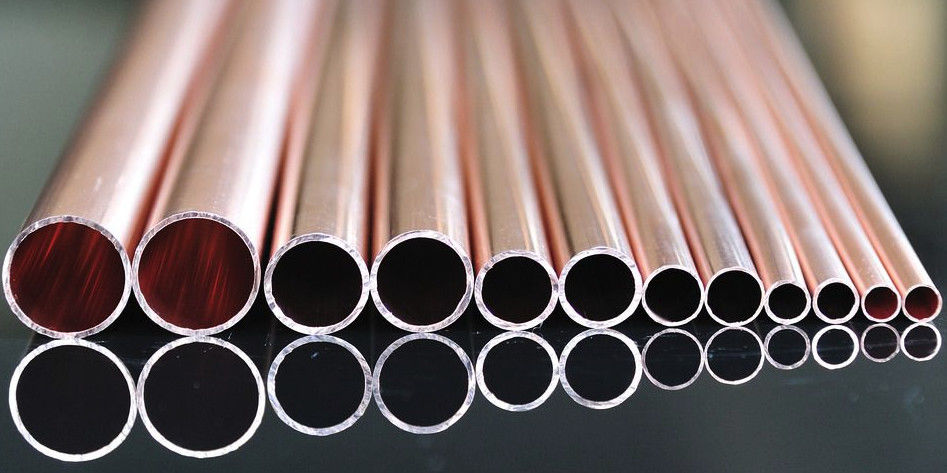 Condenser Seamless Steel Tube Uns C17200 Alloy Beryllium Copper / Copper