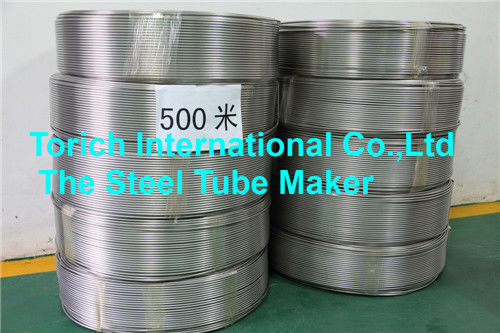 Coiled Seamless Steel Tube D4 / T3 Bright Annealed Stainless Steel Material
