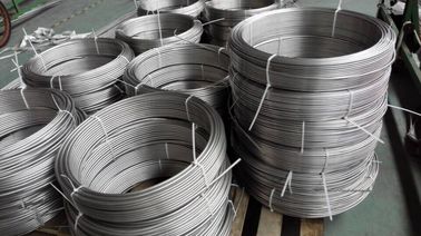 ASTM A213, ASTM A269,EN10216-5 Seamless SS Pipe Stainless Coiled Tubing For Heater Tubing Line