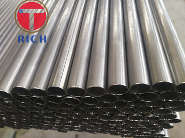 Small Diameter Welded Steel Tube Stainless Steel Pipe Round Shape 4 - 12m Length