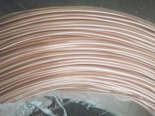 Copper Coating 0.4μM Single 4.76x0.65 Welded Steel Tube