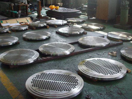 Good price Q345R Drilling 95mm Heat Exchanger Tube Sheet For Large Central Air Conditioning online