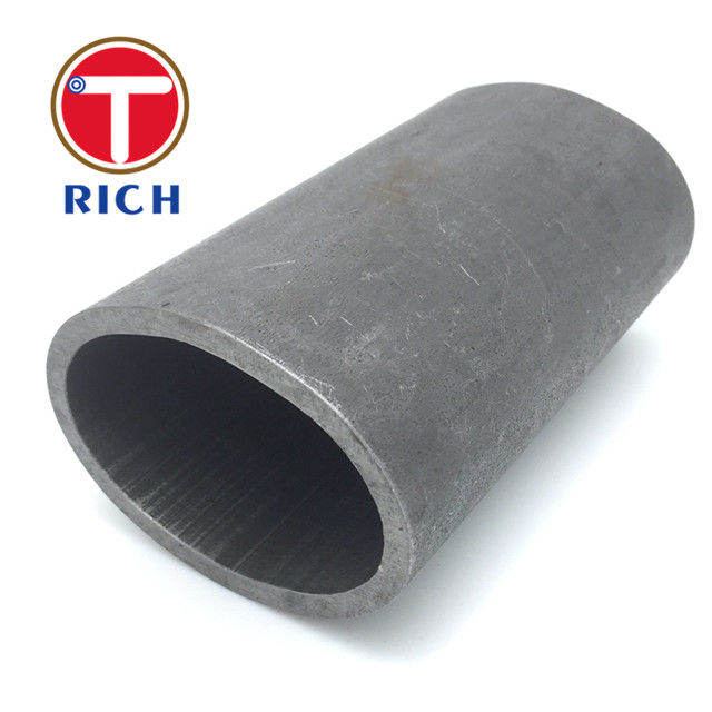 A519 A369 ST35 ST52 Oval Steel Tubing Smooth Surface For Mechanical Engineering