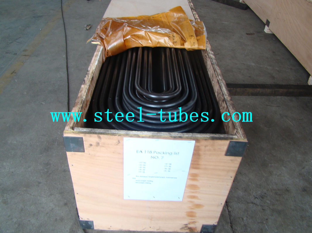 U Bend Tube A 556 / 556M Cold Drawn Carbon Feedwater Heater Black Seamless Steel Pipe