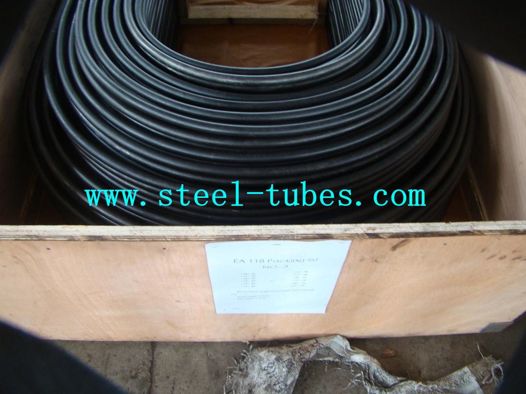 U Bend Tube A 556 / 556M Cold Drawn Carbon Feedwater Heater Black Seamless Steel Pipe