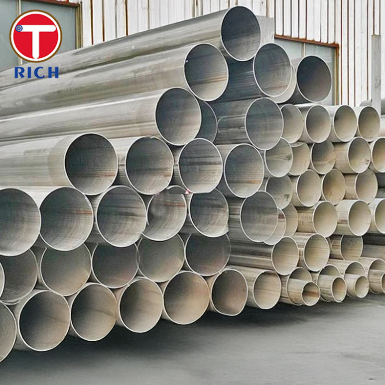 JIS G3468 304 Stainless Steel Tubes Large Diameter Welded Stainless Steel Pipes For Low Temperature