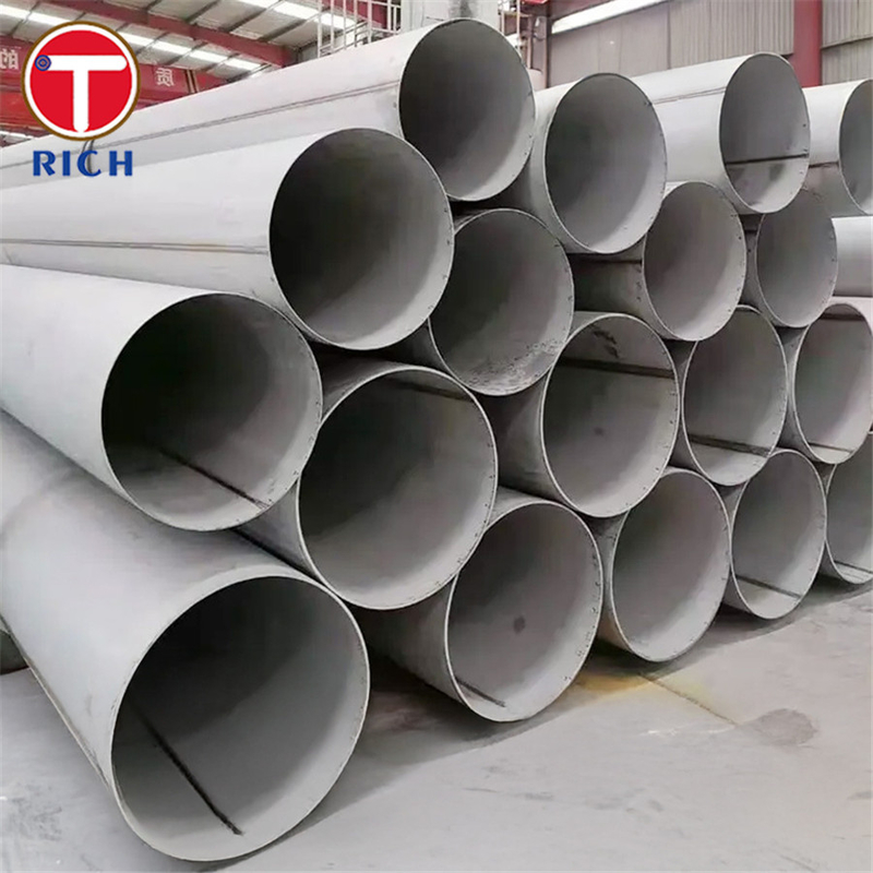 ASTM A928 Grade 2205 Duplex Stainless Steel Pipe EFW Steel Tube For Chemical Transportation