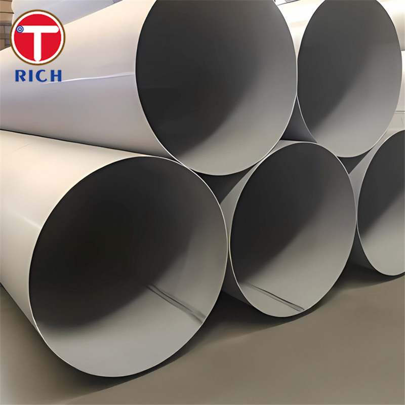 ASTM A928 Grade 2205 Duplex Stainless Steel Pipe EFW Steel Tube For Chemical Transportation