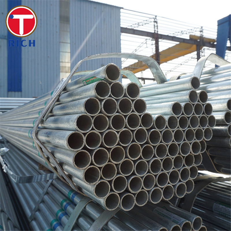 EN 1123-1 S235JR Hot Dip Galvanized Tube Welded Steel Tube For Sewer Pipes