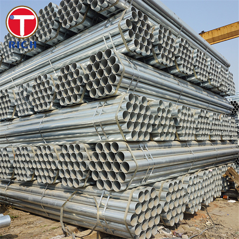 EN 1123-1 S235JR Hot Dip Galvanized Tube Welded Steel Tube For Sewer Pipes