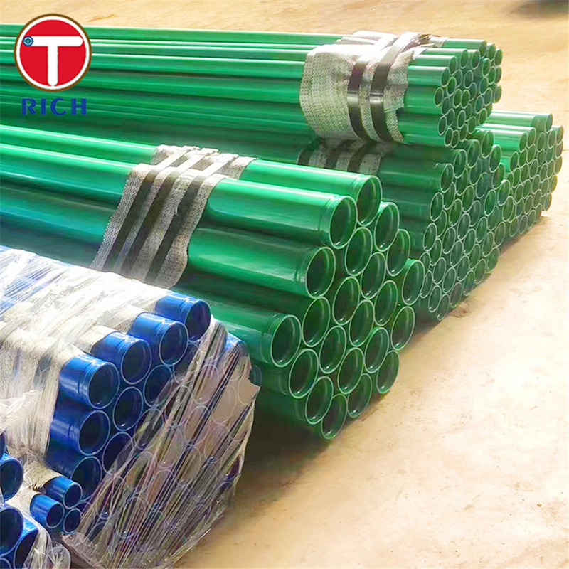 ASTM A978 Plastic Coated Steel Pipe Pre Coated Polyethylene Lined Composite Rib Welded Steel Pipe