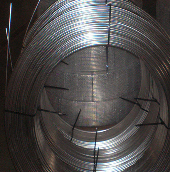 Welded Round Stainless Steel Tubing Coil 200 - 1000mm For Beer Drinks Evaporator