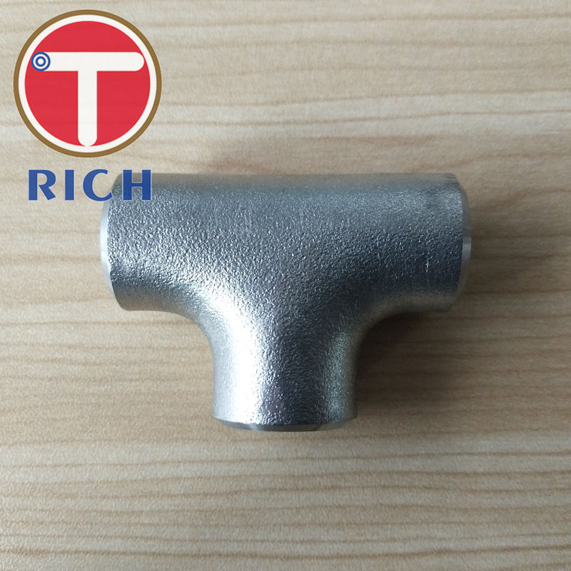 Seamless Stainless Steel Tube Machining Straight Tee For Machinery Parts