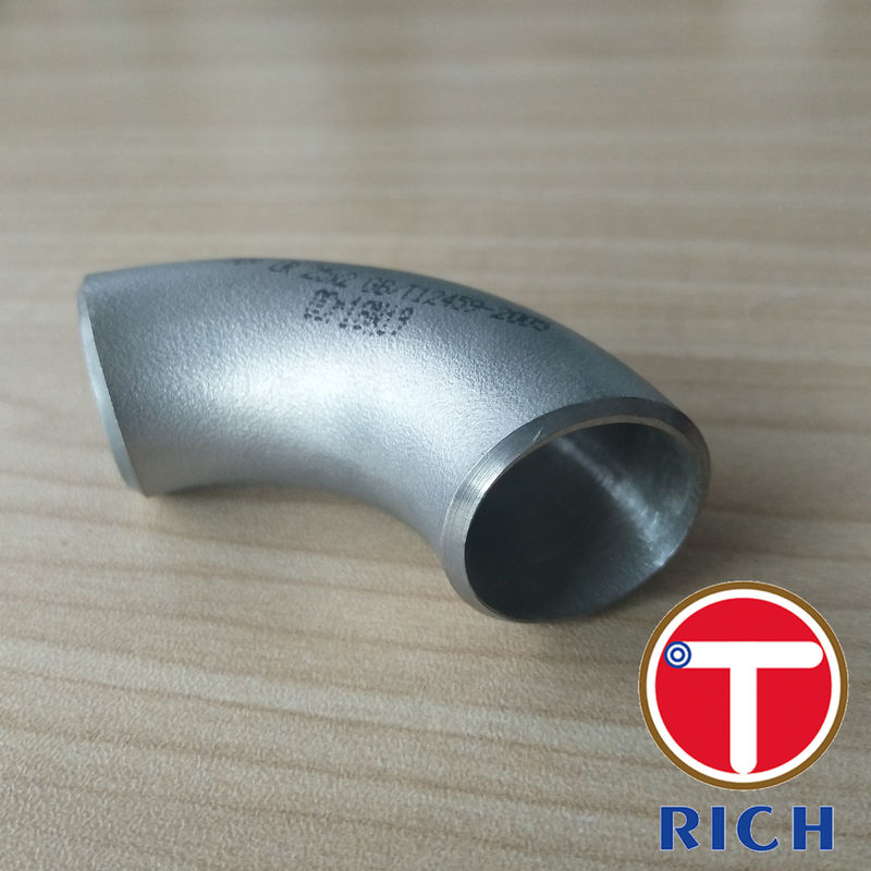 90 Degree  LR Elbow Tube Machining ASME B16.9 316L 304L Seamless Stainless Steel
