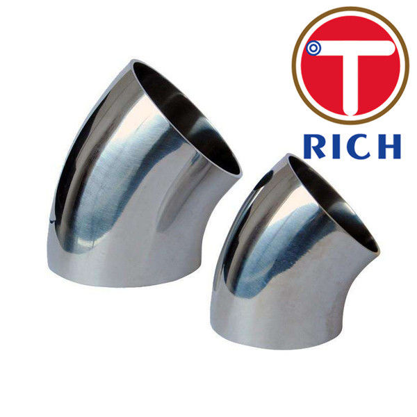 90 Degree  LR Elbow Tube Machining ASME B16.9 316L 304L Seamless Stainless Steel