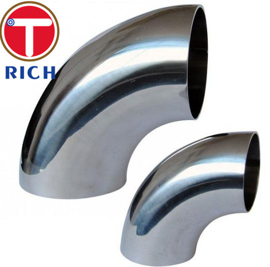 90 Degree  LR Elbow Tube Machining ASME B16.9 316L 304L Seamless Stainless Steel