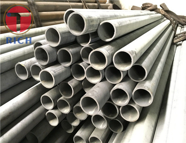 Gb/t 8163 Stainless Steel Seamless Tube Cold Drawn / Hot Rolled For Liquid Service