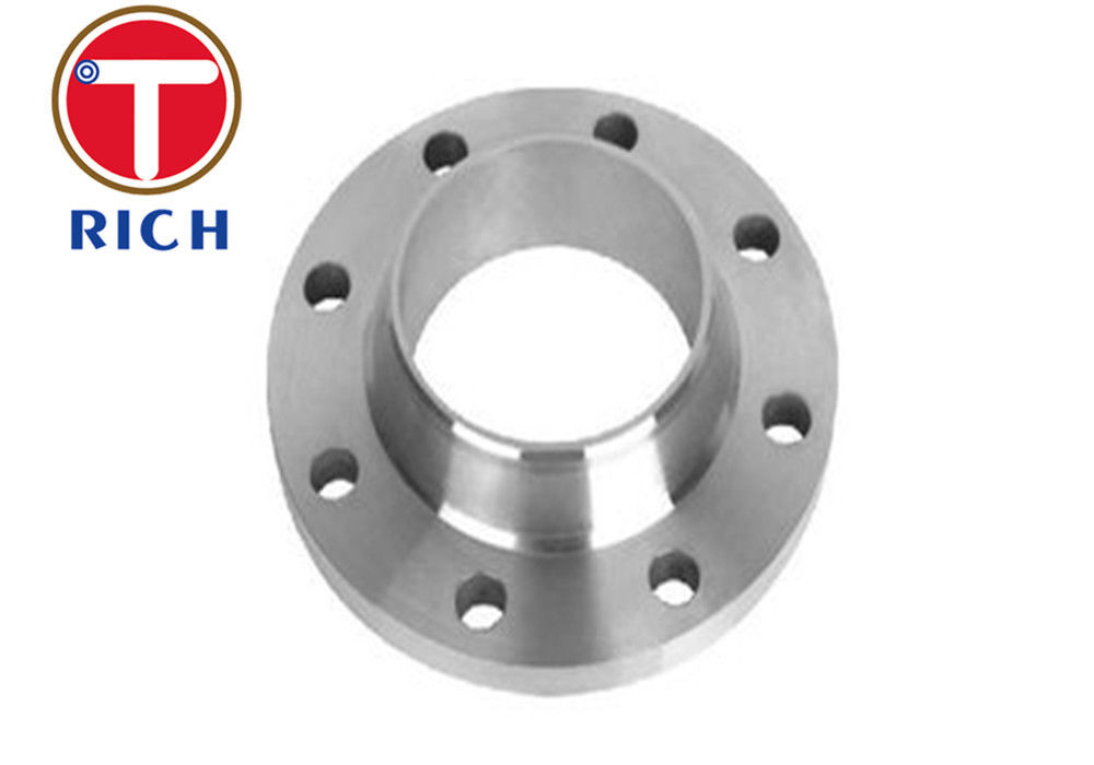Forged Tube Machining Weld Neck Flange For Machinery Parts ANSI B16.5 DN15 - DN1200