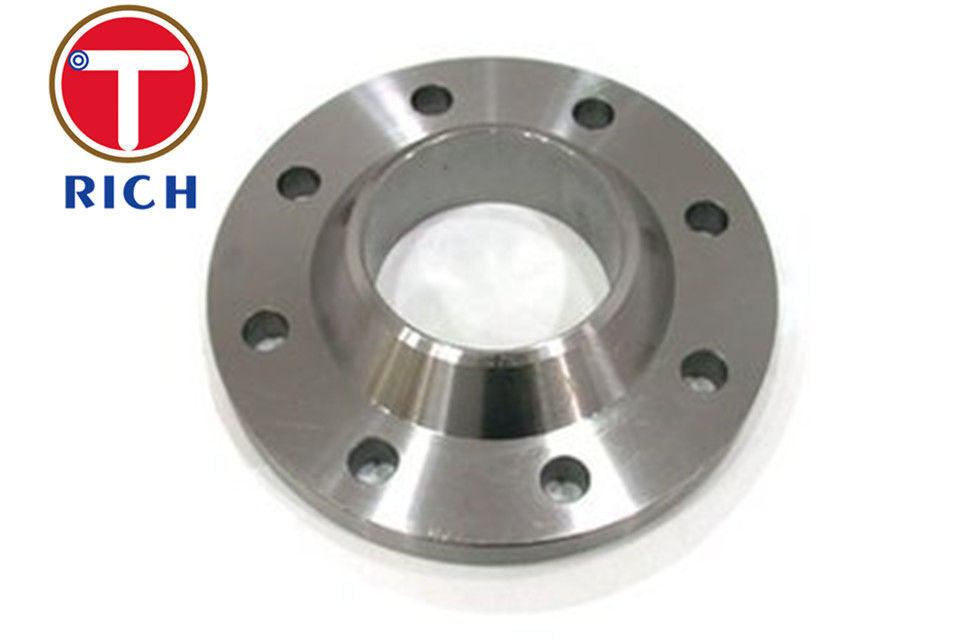 Forged Tube Machining Weld Neck Flange For Machinery Parts ANSI B16.5 DN15 - DN1200