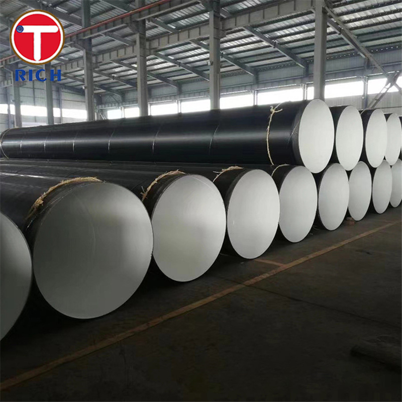 JIS G3469 P1H Anti-Corrosion Steel Pipe Polyethylene Coated Steel Pipe For Fluid Transport