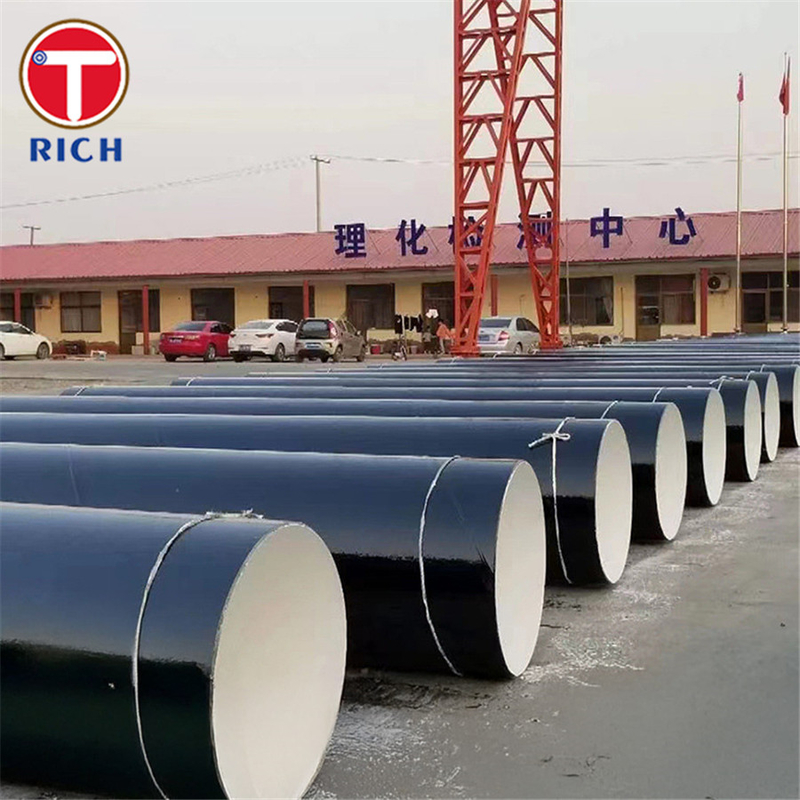JIS G3469 P1H Anti-Corrosion Steel Pipe Polyethylene Coated Steel Pipe For Fluid Transport