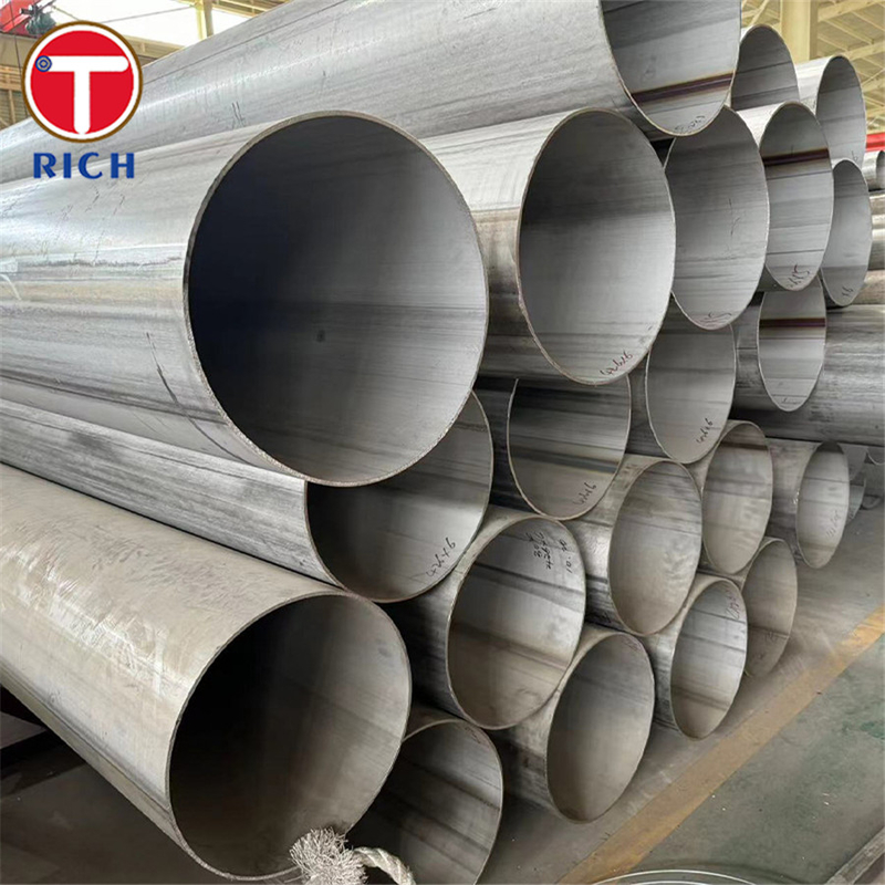 EN 10296-2 X2CrNi12 Welded Round Tube Welded Circular Steel Tubes For General Engineering