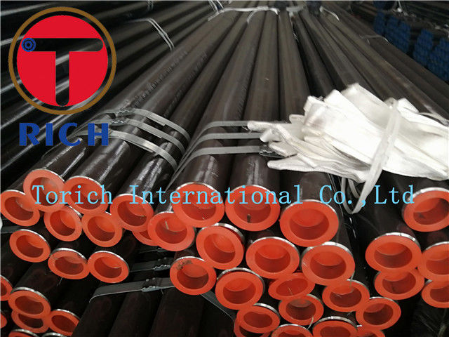 Round Erw Q235 Welded Steel Tube , Black Painted Erw Steel Pipe Gb/t9711-2011 Psl1