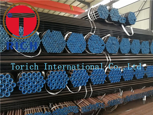 Round Erw Q235 Welded Steel Tube , Black Painted Erw Steel Pipe Gb/t9711-2011 Psl1