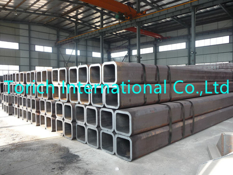 Railway Constructions Seamless Steel Tube Cold Formed Square / Rectangle Shape