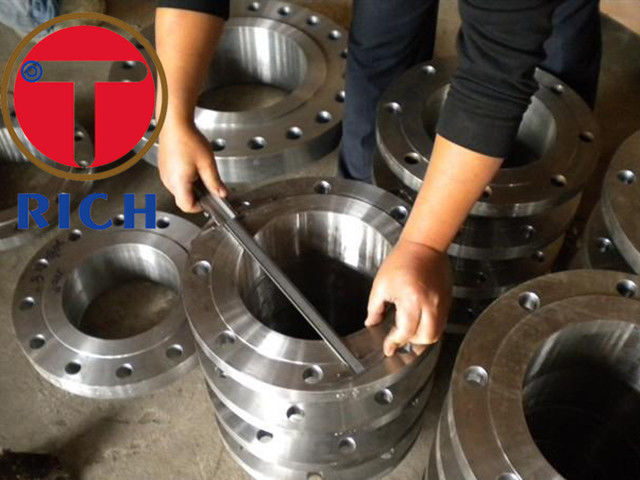 Chemical Industry Tube Machining Stainless Steel Flange Astm A105  Dn10 - Dn800