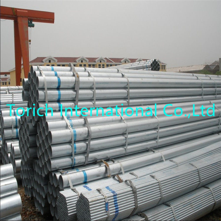 Hot Dip Galvanized Welded Steel Tube Round Shape With Od 12.7 - 609.6mm