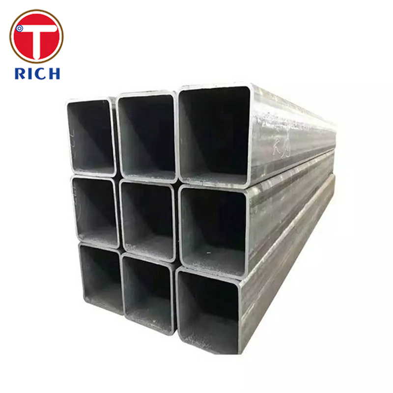 S235JR Galvanized Square Steel Pipe Cold Formed Welded Steel Tube For Struetural