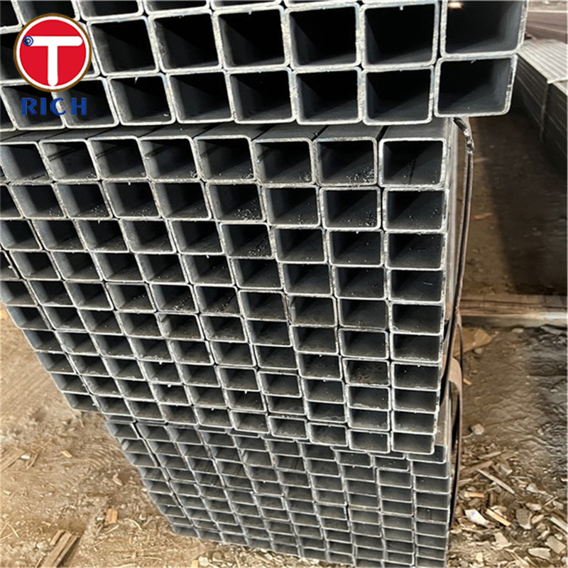 S235JR Galvanized Square Steel Pipe Cold Formed Welded Steel Tube For Struetural