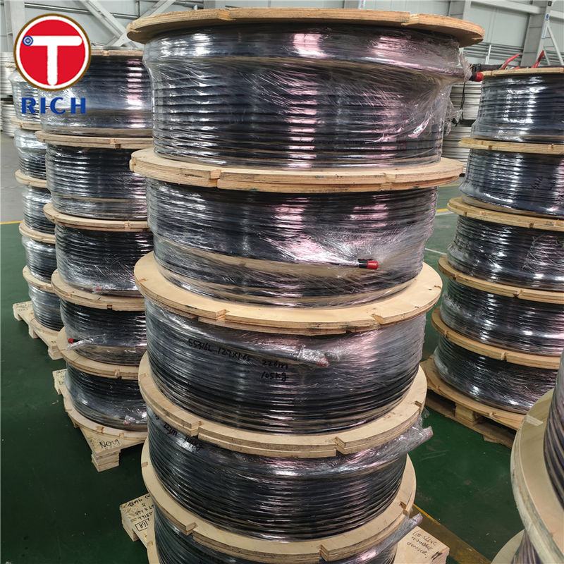 ASTM A269 S316L PVC Coated Corrosion Resistant Stainless Steel Coiled Tubing for Long Coil Length Water Supply