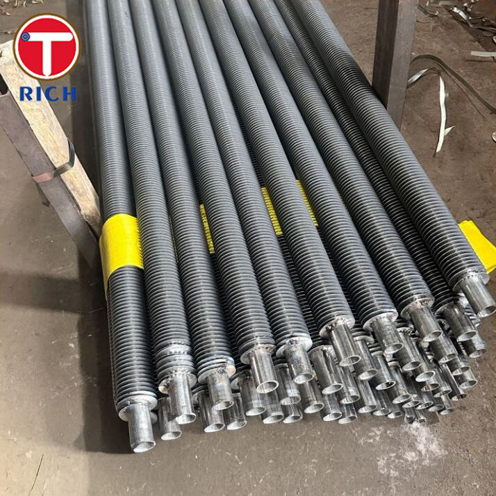 Alloy Steel L-Foot Tension Wound Finned Tube for Heat Exchangers with Enhanced Heat-Transfer