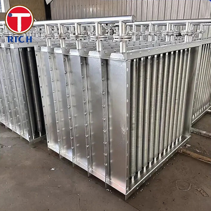 Alloy Steel L-Foot Tension Wound Finned Tube for Heat Exchangers with Enhanced Heat-Transfer