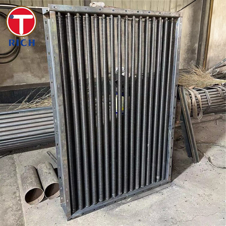 Aluminum L-Foot Tension Wound L-Type Fin Tube for Corrosion Resistant Heat Exchangers