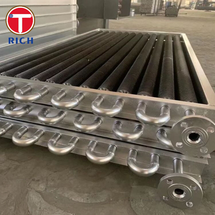 Aluminum L-Foot Tension Wound L-Type Fin Tube for Corrosion Resistant Heat Exchangers