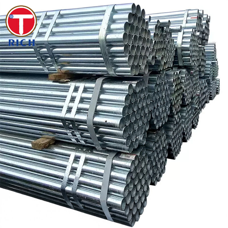 ERW Steel Pipe for Ordinary Piping with Galvanized Surface and 30-325 mm OD