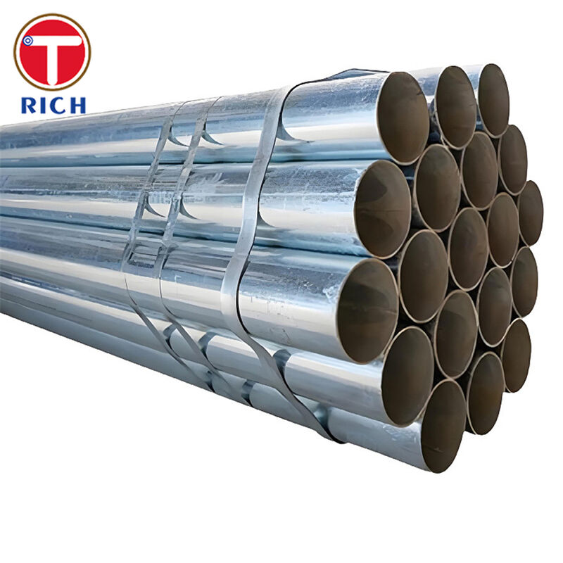 ERW Steel Pipe for Ordinary Piping with Galvanized Surface and 30-325 mm OD