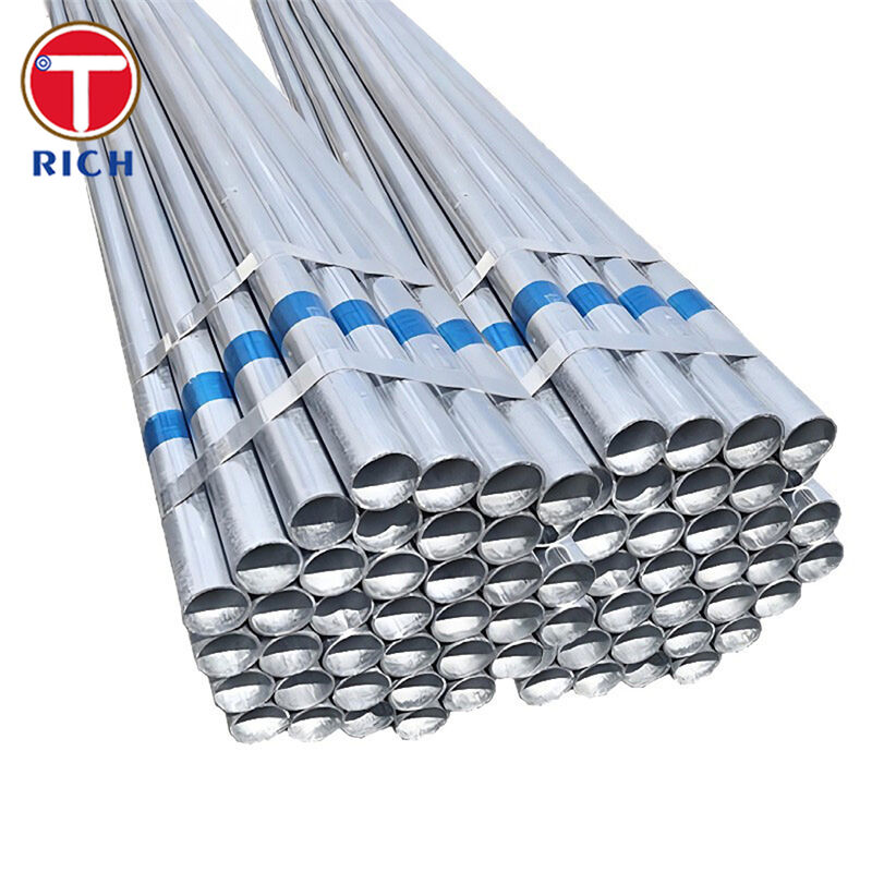 ERW Steel Pipe for Ordinary Piping with Galvanized Surface and 30-325 mm OD