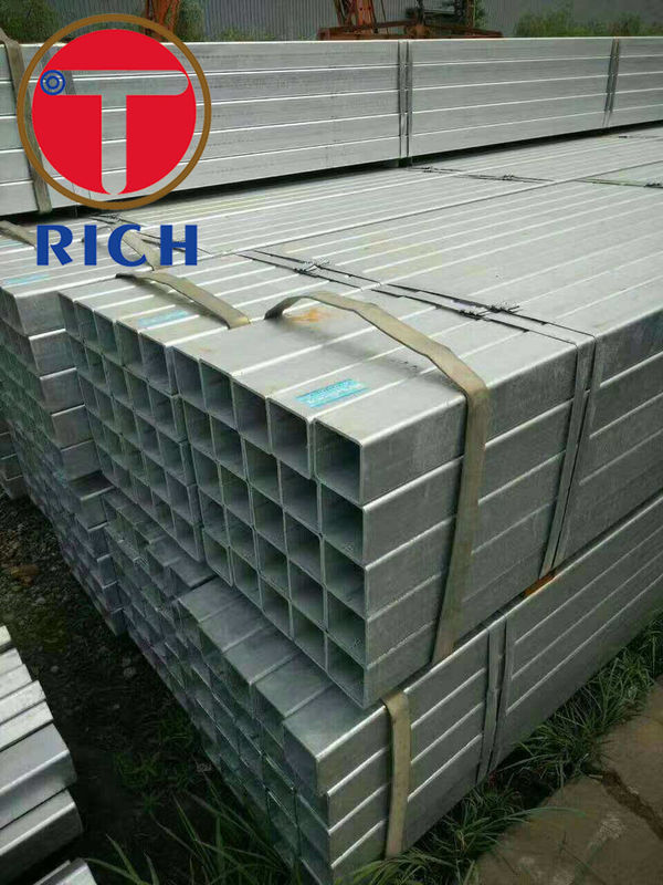 ASTM A179 A106 Galvanized Steel Square Tube GI Hollow Section Pipe for Construction