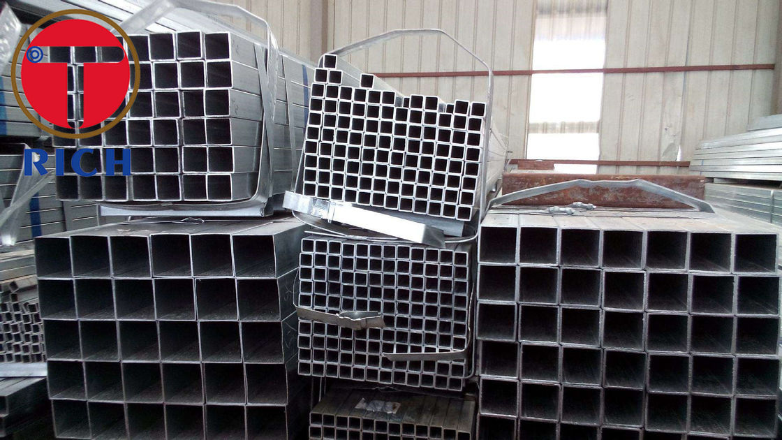 ASTM A179 A106 Galvanized Steel Square Tube GI Hollow Section Pipe for Construction