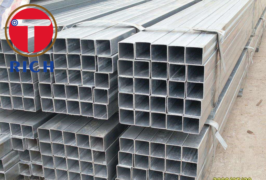 ASTM A213 A106 A53 Galvanized Square Rectangular Steel Pipe GI Steel Tube for Fluid Pipe