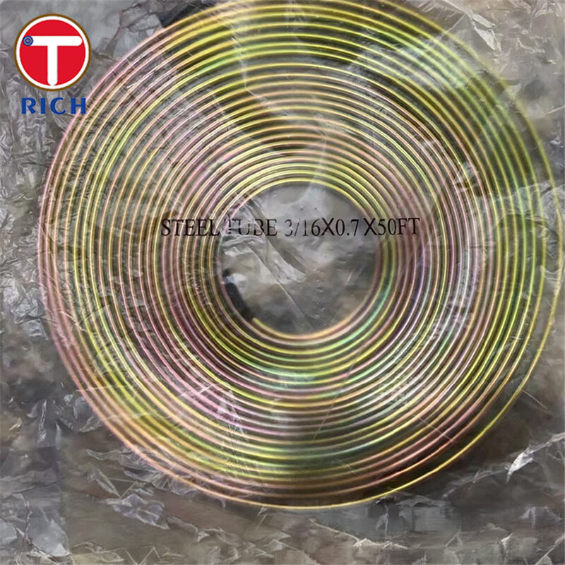 SAE J527 Copper-Plated Bundy Tube with 4.76-12.7 mm Outer Diameter for Brake Line Applications