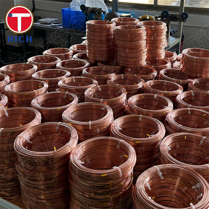SAE J527 Copper-Plated Bundy Tube with 4.76-12.7 mm Outer Diameter for Brake Line Applications