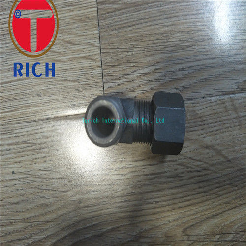 Carbon Steel Tube Machining Thread Elbow Connector TCT06-02R For Oiled Tubes